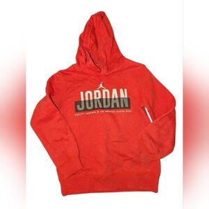 Jordan Red Hoodie with Bold Logo